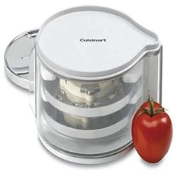 8 Cup Food Processor By Cuisinart, 350-Watt Motor, Medium To Fine Slicing Discs, FP-8SV & DLC-DH Disc Holder, White -Wilton Shop 41wjggbmG4L
