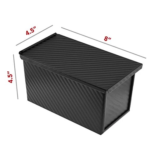 Pullman Loaf Pan With Lid Non Stick Pan - 1lb Dough Bread Pan Toast Mold For Sandwich Bread - Banana Bread Or Sourdough Bread & Loaf Pans - Bread Mold For Baking Toast Pan Aluminum Alloy Pullman Pan 3 Pullman Loaf Pan With Lid Non Stick Pan - 1lb Dough Bread Pan Toast Mold For Sandwich Bread - Banana Bread Or Sourdough Bread & Loaf Pans - Bread Mold For Baking Toast Pan Aluminum Alloy Pullman Pan
