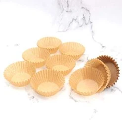 300Pcs Cupcake Liners Natural Muffin Liners Greaseproof Paper Baking Cups Standard Size Unbleached Paper Cupcake Liner For Baking Muffin And Cupcake, Natural Color -Wilton Shop 41wqotpf5FL