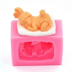 2Pcs 3D Sleeping Baby Silicone Chocolate Candy Fondant Mold Handmade Soap Candle Mold Baby Shower Party 1st Birthday Party Cake Topper Decoration Tools 9 2Pcs 3D Sleeping Baby Silicone Chocolate Candy Fondant Mold Handmade Soap Candle Mold Baby Shower Party 1st Birthday Party Cake Topper Decoration Tools -Wilton Shop 41xABcUCobL
