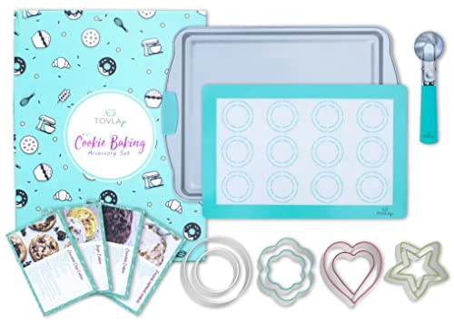 Tovla Jr. Cookie Baking And Cooking Gift Set For Kids - Cooking Supplies For The Junior Chef - Kids' Baking Set For Girls & Boys - Real Accessories & Utensils For The Curious Child 3 Tovla Jr. Cookie Baking And Cooking Gift Set For Kids - Cooking Supplies For The Junior Chef - Kids' Baking Set For Girls & Boys - Real Accessories & Utensils For The Curious Child
