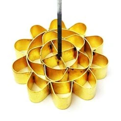 Brass Thai Dessert Kitchenware Mold Lotus Dok Jok Maker Cookies Flower 10.5 Cm : 4.13 Inches No.1 -Wilton Shop 41xRO6sUZUL