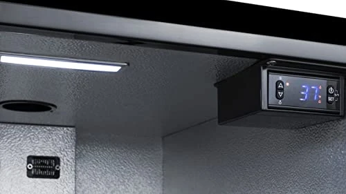 Summit Appliance SBC696OSWKDTWIN 24" Wide Built-In Outdoor Wine Kegerator, Weatherproof, Full-Sized Wine Dispenser, Complete Dual Tap Kit, Automatic Defrost, Digital Thermostat, Open Door Alarm 7 Summit Appliance SBC696OSWKDTWIN 24" Wide Built-In Outdoor Wine Kegerator, Weatherproof, Full-Sized Wine Dispenser, Complete Dual Tap Kit, Automatic Defrost, Digital Thermostat, Open Door Alarm - Image 5