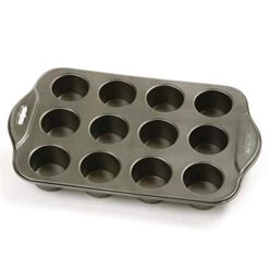 Mini Cheesecake Pan, 13" X 8.25", Nonstick 12 Mini Cheesecake Pan, 13" X 8.25", Nonstick -Wilton Shop 41xZV8p2LwL