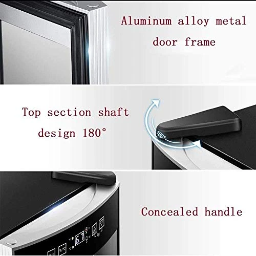 Bottle Wine Cooler/Cabinet Beverage Refrigerator Red & White Wine Cellar Adjust Temperature Beer Counter Top Bar Fridge Quiet Operation Compressor Freestanding Black 6 Bottle Wine Cooler/Cabinet Beverage Refrigerator Red & White Wine Cellar Adjust Temperature Beer Counter Top Bar Fridge Quiet Operation Compressor Freestanding Black - Image 4