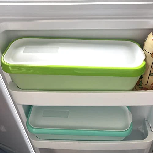 Ice Cream Storage Containers With Lids 2 Pack - 1.5 Quarts Reusable Homemade Ice Cream Tubs, Freezer Containers Perfect For Sorbet, Frozen Yogurt Or Gelato (Green) 8 Ice Cream Storage Containers With Lids 2 Pack - 1.5 Quarts Reusable Homemade Ice Cream Tubs, Freezer Containers Perfect For Sorbet, Frozen Yogurt Or Gelato (Green) - Image 6