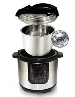 Chef MCPR120A 8 Quart Digital Pressure Cooker With 13 Pre-set Multi Function Features, Stainless Steel 8 Chef MCPR120A 8 Quart Digital Pressure Cooker With 13 Pre-set Multi Function Features, Stainless Steel -Wilton Shop 41xnzD2PM3L