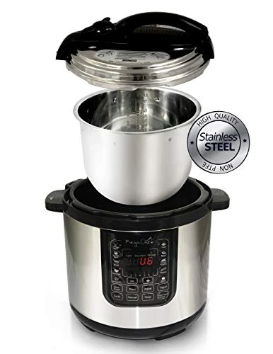 Chef MCPR120A 8 Quart Digital Pressure Cooker With 13 Pre-set Multi Function Features, Stainless Steel 5 Chef MCPR120A 8 Quart Digital Pressure Cooker With 13 Pre-set Multi Function Features, Stainless Steel - Image 3