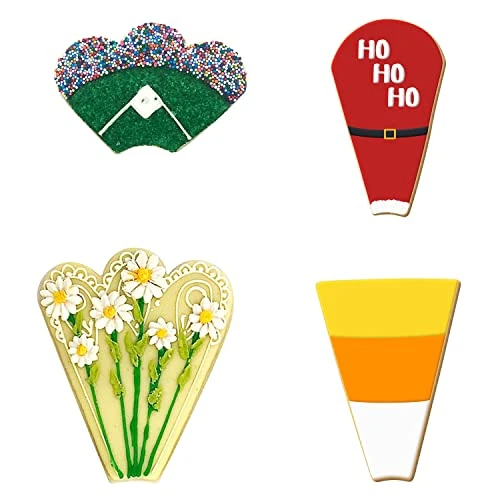 Cookie Cutters 4 Piece Platter Cookie Cutter Set Trapezoid, Teardrop Round, Clam And Fan Three Bumps, USA 4 Cookie Cutters 4 Piece Platter Cookie Cutter Set Trapezoid, Teardrop Round, Clam And Fan Three Bumps, USA - Image 2