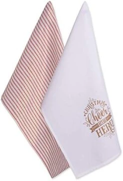 Christmas Tea Towels Decorative Kitchen Dish Towel Set, 18x28, Happy Holidays, 2 Piece -Wilton Shop 41xw3nEKM5L. AC