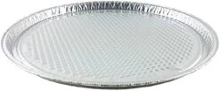12" Aluminum Foil Pizza Pan - Disposable Waffle Bottom Baking Sheets (12) -Wilton Shop 41y0DMHZqYL. AC 4