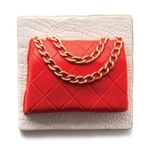 NY Cake Designer Purse Cake Kit Silicone Baking Mold, 8 1/4" X 5 3/4" X 2", Pink 3 NY Cake Designer Purse Cake Kit Silicone Baking Mold, 8 1/4" X 5 3/4" X 2", Pink