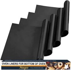 Oven Liners For Bottom Of Oven - 3 Pack Large Thick Heavy Duty Oven Liner - 17"x25" BPA And PFOA Free, Oven Floor Protector Liner For The Bottom Of Electric Oven Gas Oven Or Gas Grills -Wilton Shop 41yBRoewweL. AC