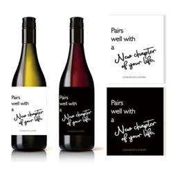 4 Pcs Divorce Wine Label, Pairs Well With New Chapter Of Your Life Wine Bottle Stickers, New Job Wine Labels, New Beginning Fresh Start Wine Labels, New Home Party Decorations Supplies
