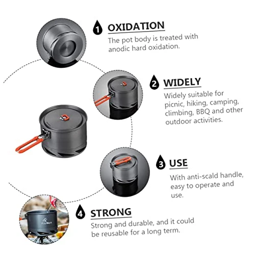 Outanaya 1pc Camping Single Pot Water Bottle Backpack Tool Back Pack Grill Skillet For Outdoor Grill Kettle Survival Cookware Camping Saucepan Foldable Tableware Outdoor Cooking Tool K2 7 Outanaya 1pc Camping Single Pot Water Bottle Backpack Tool Back Pack Grill Skillet For Outdoor Grill Kettle Survival Cookware Camping Saucepan Foldable Tableware Outdoor Cooking Tool K2 - Image 5