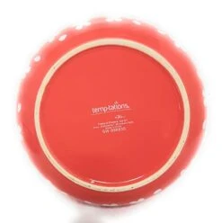 S/2 0.5 Qt Baker, Small Casserole Dishes, Pizza, Tart, Quiche, Field Of Flowers (Coral)