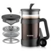 French Press 34oz Light-weight Durable High Borosilicate Carafe Maker 8 Cup Plastic Coffee Press Frothed -Wilton Shop 41yVEw2emkL