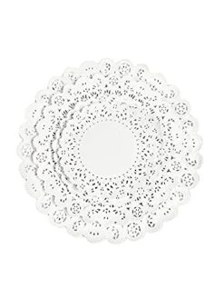 White Round Paper Lace Table Doilies – 5 6 8 And 10 Inch Assorted Sizes (Variety Pack Of 200 – 50 Of Each)