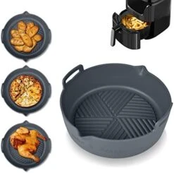 Air Fryer Silicone Pot, 8.66" Air Fryer Silicone Liners Food Safe Non Stick Air Fryer Basket Oven Accessories, Reusable Replacement Of Parchment Paper Liners Fits 5.3 QT Or Bigger Air Fryer 15 Air Fryer Silicone Pot, 8.66" Air Fryer Silicone Liners Food Safe Non Stick Air Fryer Basket Oven Accessories, Reusable Replacement Of Parchment Paper Liners Fits 5.3 QT Or Bigger Air Fryer -Wilton Shop 41yf20HpXgL. AC