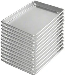 1/2 Half Size 18 X 13 Inch Aluminum Sheet Pan Commercial Bakery Equipment Cake Pans NSF Approved 19 Gauge 1 Pack -Wilton Shop 41yffUYENL. AC