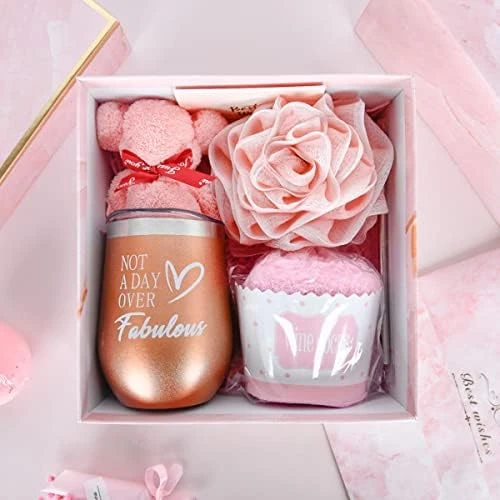 INFIJYON Birthday Gifts For Women, Gift Ideas Baskets For Birthday Valentine's Day, Christmas,New Year, Girlfriend Sister Wine Tumbler Gifts, Great Birthday Gifts,E 5 INFIJYON Birthday Gifts For Women, Gift Ideas Baskets For Birthday Valentine's Day, Christmas,New Year, Girlfriend Sister Wine Tumbler Gifts, Great Birthday Gifts,E - Image 3