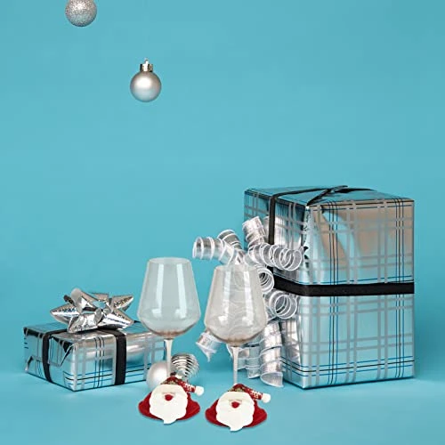3pcs Cup Goblet Claus Mat Placemats: Decoration Home Glass Table Xmas Christmas Wine For Drinking Decor Pad Kitchen Coaster Santa 7 3pcs Cup Goblet Claus Mat Placemats: Decoration Home Glass Table Xmas Christmas Wine For Drinking Decor Pad Kitchen Coaster Santa - Image 5