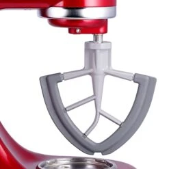 Flex Edge Beater Mixer Attachments For Kitchenaid Tilt-Head Stand Mixers, Mixer Accessory 4.5-5 Quart Beater Scraper Paddle With Both-Sides Flexible Silicone Edges (Grey) -Wilton Shop 41yuNKyBpBL