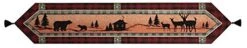 Manual Table Runner, Bear Lodge W/Tassels