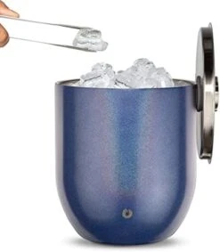 Everyday Collection Double Wall Insulated Stainless Steel Ice Bucket With Lid And Tongs, 3 Liters -Wilton Shop 41z10bBeeL. AC