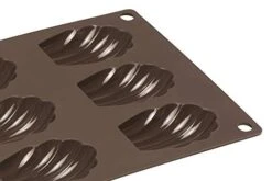 Lurch Germany FlexiForm Silicone Madeleine Baking Tray With 9 Molds - Brown -Wilton Shop 41z1wKeAehL