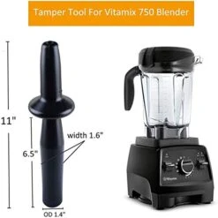 Low Profile Tamper Tool Compatible With Vitamix 750 Professional Series Blender,Replacement Accessories Compatible With Vitamix Low-profile 64-Ounce/40-Ounce Container 5 Low Profile Tamper Tool Compatible With Vitamix 750 Professional Series Blender,Replacement Accessories Compatible With Vitamix Low-profile 64-Ounce/40-Ounce Container -Wilton Shop 41z5HfA9JJL