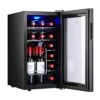 ATAAY 18 Bottle Vertical Wine Cooler, 52L Constant Temperature Wine Cooler Refrigerator, Household Quick Refrigerating Refrigerator, Ice Bar (Black 34.5 * 52 * 64.5cm) -Wilton Shop 41zBxDLJ1iL
