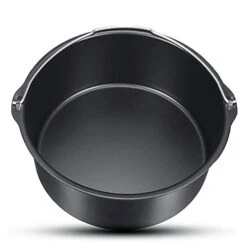 Air Fryer Accessories,Cake Barrel Air Fryer Accessories 6"/7"/8" Air Frying Pan Fryer Bread Baking Basket Pizza Plate Grill Pot Mat With Cake Barrel,6 Inch,Black -Wilton Shop 41zO9A69OYL