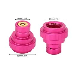 CO2 Adapter For Sparkling Water, Polished Surface Easy Installation Male Thread Wear Resistance CO2 Cylinder Connector For Maintenance (Pink) -Wilton Shop 41zQPhICIfL 4