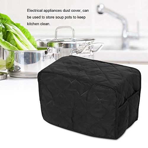 Pressure Cooker Cover, Dustproof Polyester Pongee Pressure Pot Dust Cover, Kitchen Appliances For Home Kitchen Electrical(black, 40.6 * 23 * 25.4cm) 4 Pressure Cooker Cover, Dustproof Polyester Pongee Pressure Pot Dust Cover, Kitchen Appliances For Home Kitchen Electrical(black, 40.6 * 23 * 25.4cm) - Image 2