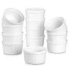 Ramekins Souffle Dishes, 7 OZ Creme Brulee Ramekins For Baking, Small White Custard Cups Ramekin Bowls Oven Safe, Baking Cups, Set Of 12, Series Ramekin -Wilton Shop 41zRiFFbKdL