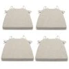 Dining Chair Cushions Set Of 4 U Shaped Kitchen Seat Cushions For Chairs Non Slip High Density Foam Padded Chair Pads With Ties Beige 1 Dining Chair Cushions Set Of 4 U Shaped Kitchen Seat Cushions For Chairs Non Slip High Density Foam Padded Chair Pads With Ties Beige -Wilton Shop 41zStzaBnxL