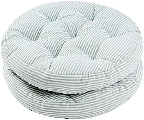 Chair Cushions 22"x22" Square Windows Pad For Adults Seating Pillows Set Of 2, Beige 10 Chair Cushions 22"x22" Square Windows Pad For Adults Seating Pillows Set Of 2, Beige - Image 8