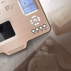 Bread Machine, Compact Fast Breadmaker, 450W Appointment Time, 13 Hours Reservation Function, Easy To Clean, Overheat Protection, 30 Nutrition Menu, Wifi Cloud Menu, Automatic Fruiting Easy To Use -Wilton Shop 41zU53S0jXL