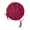 Collection 16 Inch Round Tufted Plush Chair Pad/Cushion For Kitchen Bar Stool Dining Room Durable Reversible With Tie Backs (Wine, 4) 1 Collection 16 Inch Round Tufted Plush Chair Pad/Cushion For Kitchen Bar Stool Dining Room Durable Reversible With Tie Backs (Wine, 4) -Wilton Shop 41zUIUbheXL