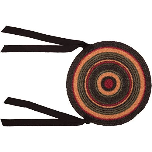 Wyatt Chair Pad, 15" Round- 6 Pcs, Multicolored 4 Wyatt Chair Pad, 15" Round- 6 Pcs, Multicolored - Image 2