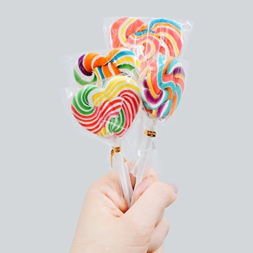 Augshy 300 Pcs Cake Pop Sticks And Wrappers Including 100 Pack Cake Pop Bags,100 Pack Cake Pop Sticks And 100 Pack Golden Ties For Lollipop Wrappers 4 Augshy 300 Pcs Cake Pop Sticks And Wrappers Including 100 Pack Cake Pop Bags,100 Pack Cake Pop Sticks And 100 Pack Golden Ties For Lollipop Wrappers - Image 2