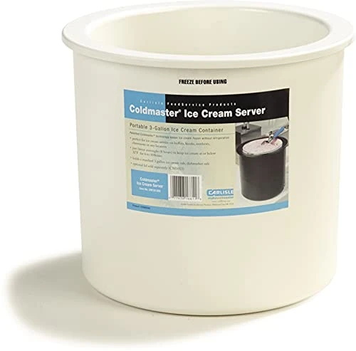 Master Plastic Ice Cream Server And Lid, 3 Gallon, White 6 Master Plastic Ice Cream Server And Lid, 3 Gallon, White - Image 4