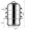 LDCHNH Steamer Stainless Steel Household 4-layer Thickened Steamer For Cooking Without Odor 1 LDCHNH Steamer Stainless Steel Household 4-layer Thickened Steamer For Cooking Without Odor -Wilton Shop 41zv5RjevSL