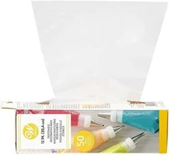 Wilton 12-Inch Disposable Cake Decorating Pastry Bags, 100-Count -Wilton Shop 41zxwdJKGsS. AC