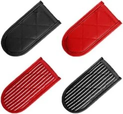 Striped Cast Iron Skillet Handle Cover, Durable Pot Holder Sleeve, Heat Resistant Machine Washable Handle Mitts, 2 PCS -Wilton Shop 51 imVw01EL. AC