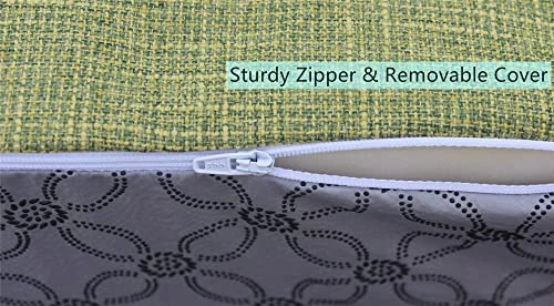 Custom Size Cushion For Bench, Settee Cushion, Window Seat Cushions Indoor, Window Seat Cushion (Olive-Green, Custom) 5 Custom Size Cushion For Bench, Settee Cushion, Window Seat Cushions Indoor, Window Seat Cushion (Olive-Green, Custom) - Image 3