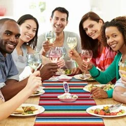 6 Pack Mexican Table Runners, 14 X100 Inch Rainbow Colors Large Boho Mexican Theme Party Decoration For Cinco De Mayo Fiesta Party Serape Table Runner Red And Blue 12 6 Pack Mexican Table Runners, 14 X100 Inch Rainbow Colors Large Boho Mexican Theme Party Decoration For Cinco De Mayo Fiesta Party Serape Table Runner Red And Blue -Wilton Shop 510NyY4lG6L