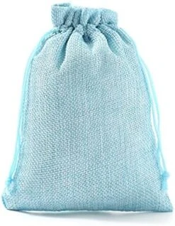 10Pcs Burlap Wine Bags With Drawstring Pink Pouches Jute Wine Bottle Bags For Wedding Party, Birthday, Christmas, Home Storage(6.29 X14.17Inches) -Wilton Shop 510dcr6A27S. AC