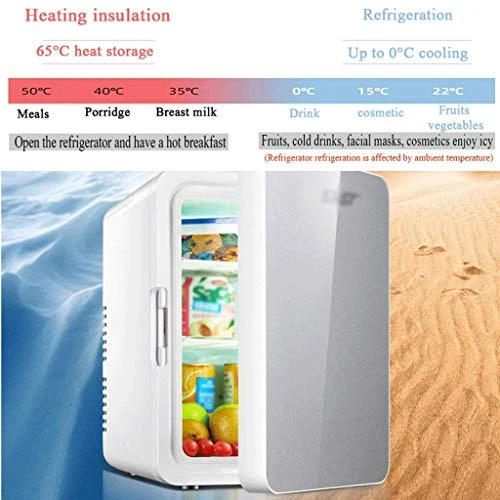 TONPOP Mini Refrigerator Cooler Warmer 12 Liter Compact Fridge Tempered Glass Single Door Small Chiller For Home Office Car 6 TONPOP Mini Refrigerator Cooler Warmer 12 Liter Compact Fridge Tempered Glass Single Door Small Chiller For Home Office Car - Image 4